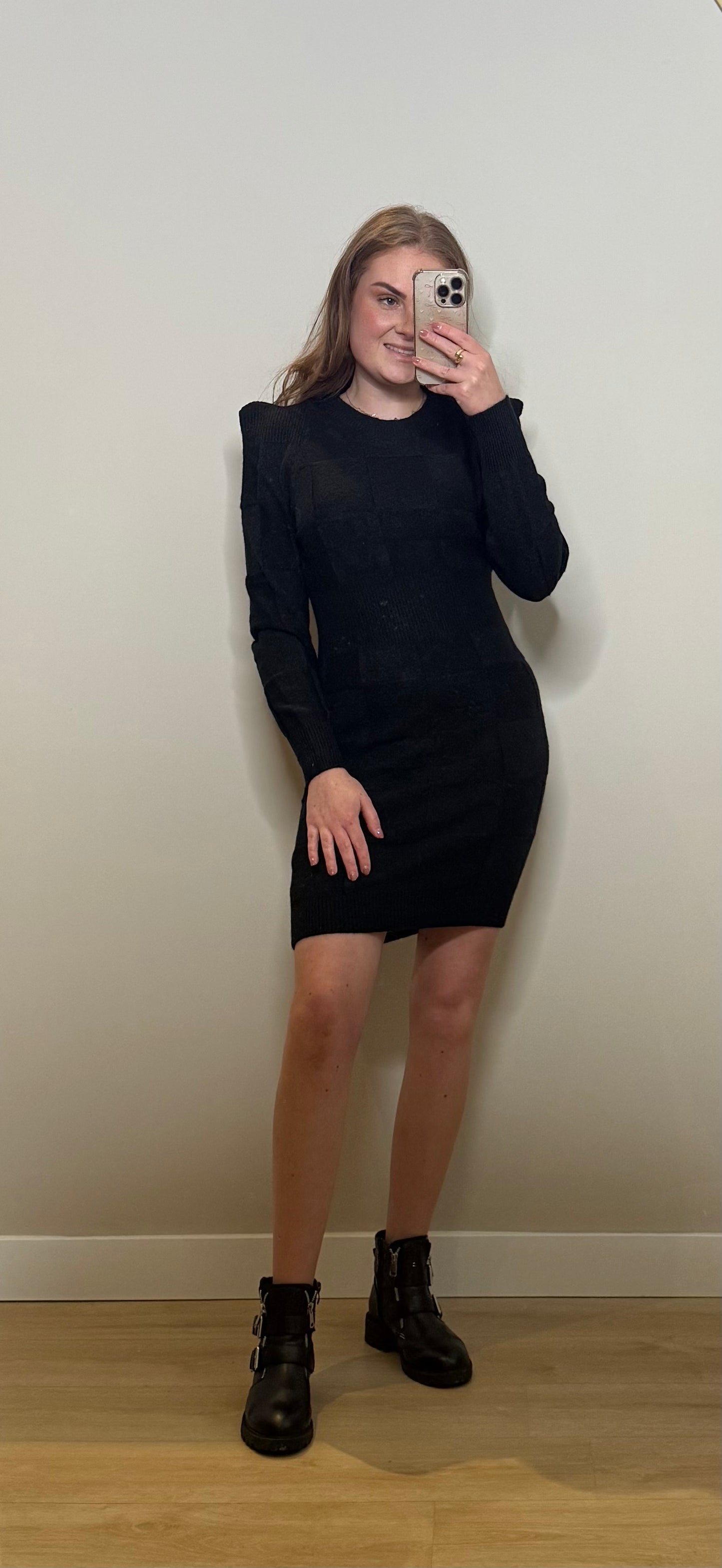 Midnight knit dress