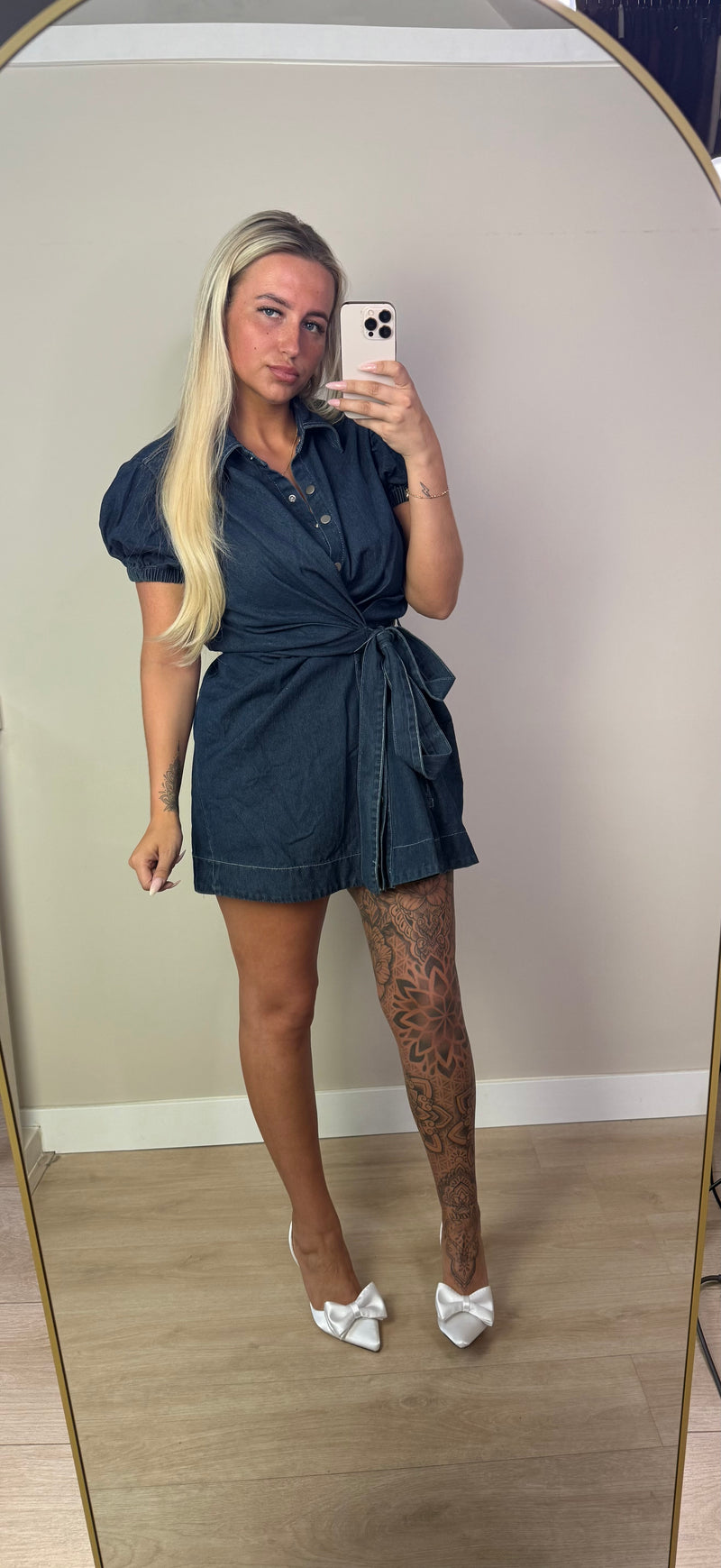Denim dress