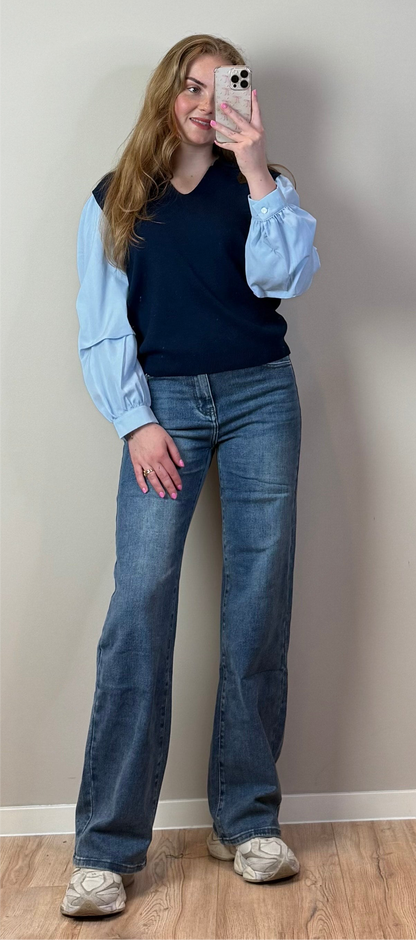 Layered blouse