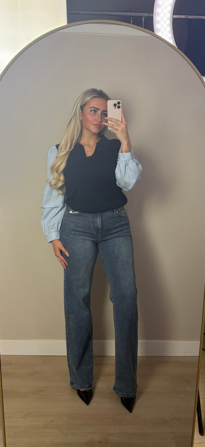 Layered blouse